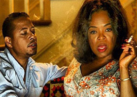 Terrence Howard and Oprah Winfrey