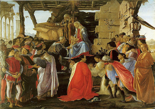 Sandro Botticelli, Adoration of the Magi (circa 1475).