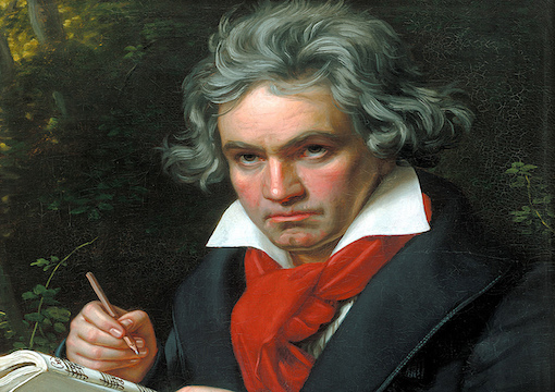 Portrait of Ludwig van Beethoven 