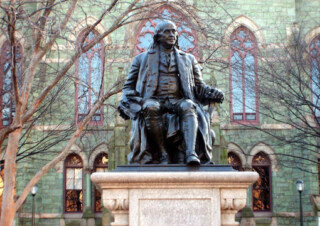 Ben Franklin, College Hall, Penn 