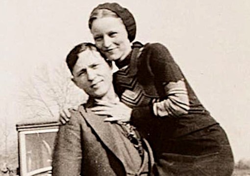 Bonnie Parker and Clyde Barrow, circa 1933