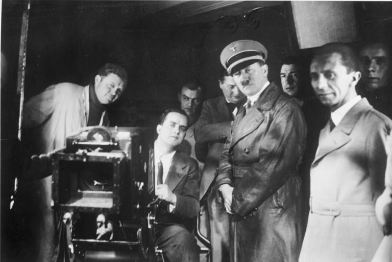Hitler and Goebbels visit UFA, 1935