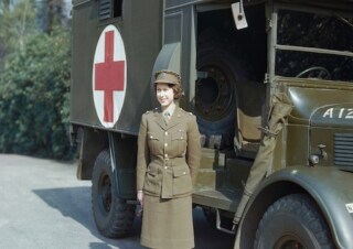 HRH Princess Elizabeth in the Auxiliary Territorial Service, 1945