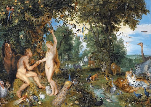 The Garden of Eden with the Fall of Man by Jan Brueghel the Elder and Pieter Paul Rubens, c. 1615