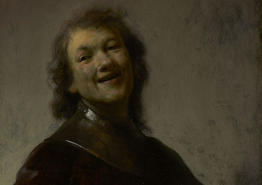 Rembrandt Laughing, self-portrait