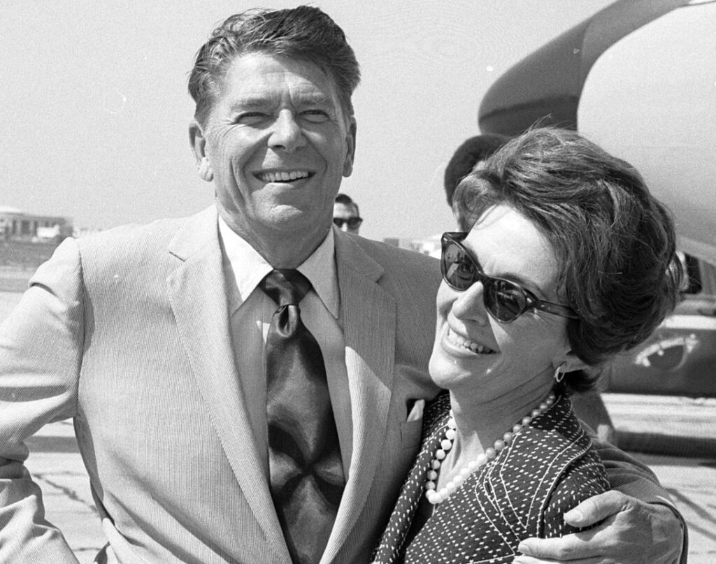 Ronald and Nancy Reagan, 1972