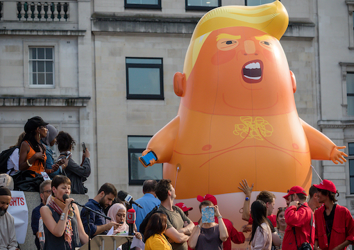 Useless Idiots: The Anti-Trump Protests in London